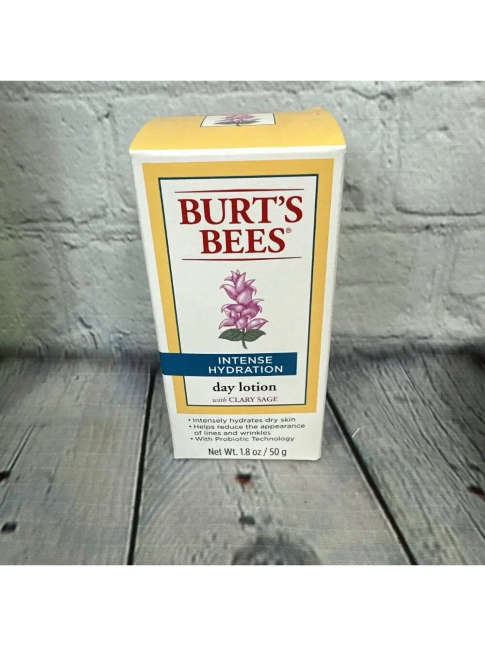Burt's Bees Intense Hydration Day Lotion with Clary Sage 1.8 oz Moisturizer
